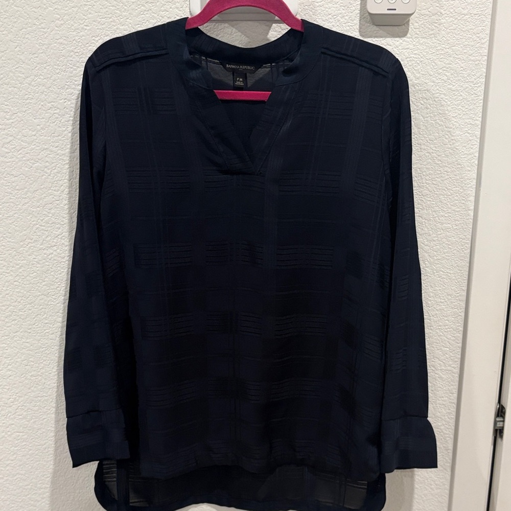 Chic Navy Blouse
